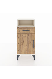 Arges Komodin 2 Raflı Tek Çekmeceli Tek Kapaklı 44x30x96 - S09M035V3A