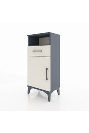 Arges Komodin 2 Raflı Tek Çekmeceli Tek Kapaklı 44x30x96 - S09M035V4A