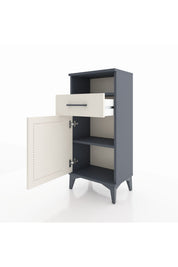 Arges Komodin 2 Raflı Tek Çekmeceli Tek Kapaklı 44x30x96 - S09M035V4A