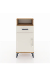 Arges Komodin 2 Raflı Tek Çekmeceli Tek Kapaklı 44x30x96 - S09M035V7A