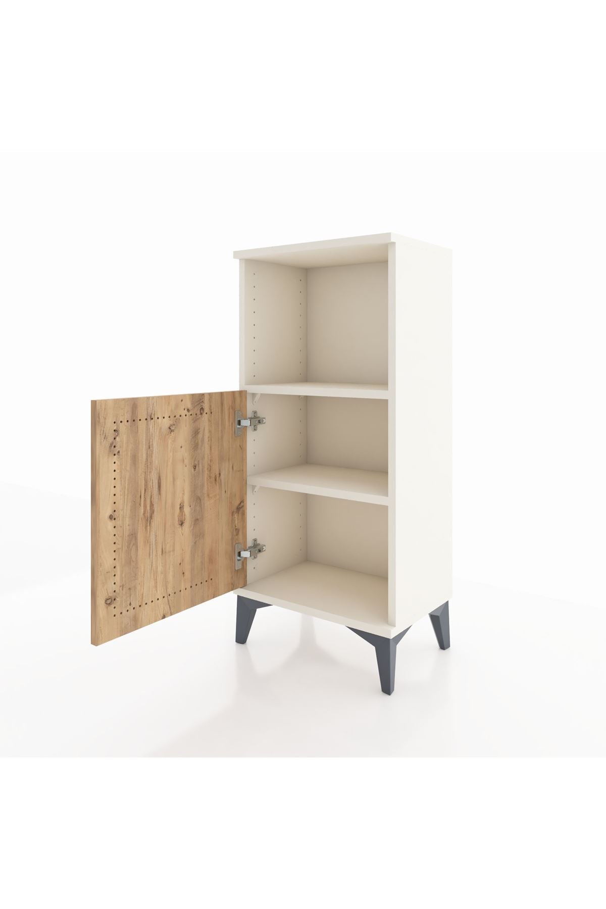 Arges Komodin 2 Raflı Tek Kapaklı 44x30x96 - S09M036V3A