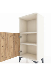 Arges Komodin 2 Raflı Tek Kapaklı 44x30x96 - S09M036V3A