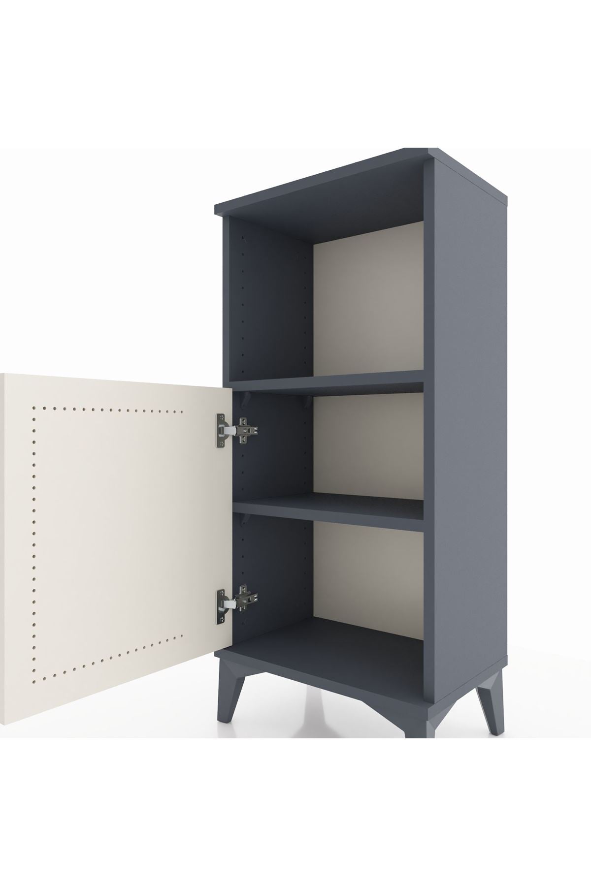 Arges Komodin 2 Raflı Tek Kapaklı 44x30x96 - S09M036V4A
