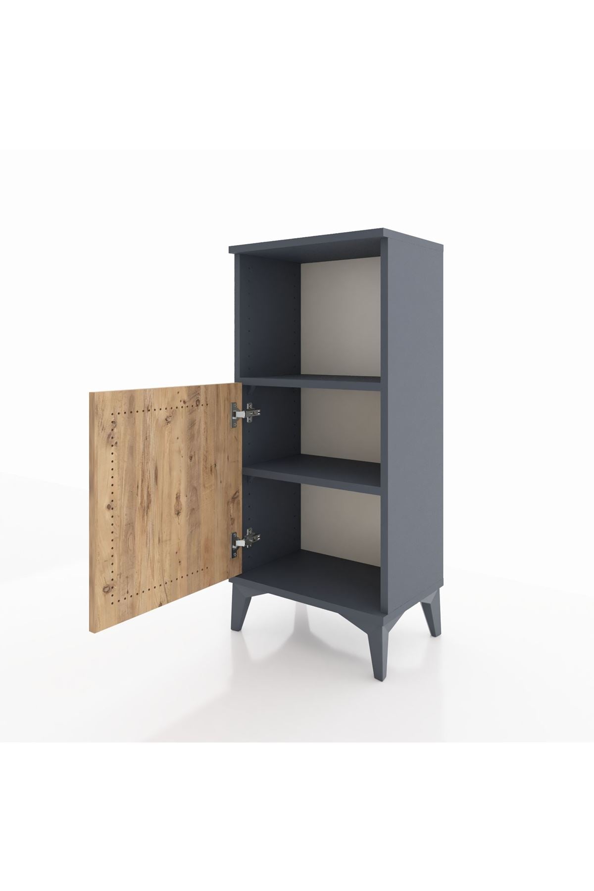 Arges Komodin 2 Raflı Tek Kapaklı 44x30x96 - S09M036V6A