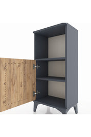 Arges Komodin 2 Raflı Tek Kapaklı 44x30x96 - S09M036V6A