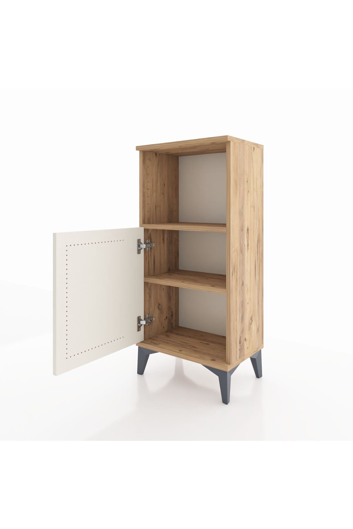 Arges Komodin 2 Raflı Tek Kapaklı 44x30x96 - S09M036V7A