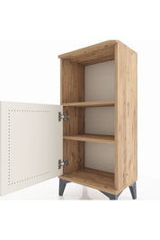 Arges Komodin 2 Raflı Tek Kapaklı 44x30x96 - S09M036V7A