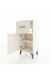 Arges Komodin Tek Raflı Tek Çekmeceli Tek Kapaklı 44x30x96 - S09M037V1A