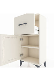 Arges Komodin Tek Raflı Tek Çekmeceli Tek Kapaklı 44x30x96 - S09M037V1A
