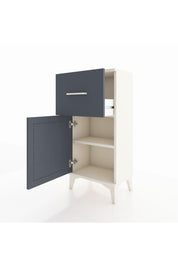 Arges Komodin Tek Raflı Tek Çekmeceli Tek Kapaklı 44x30x96 - S09M037V2A