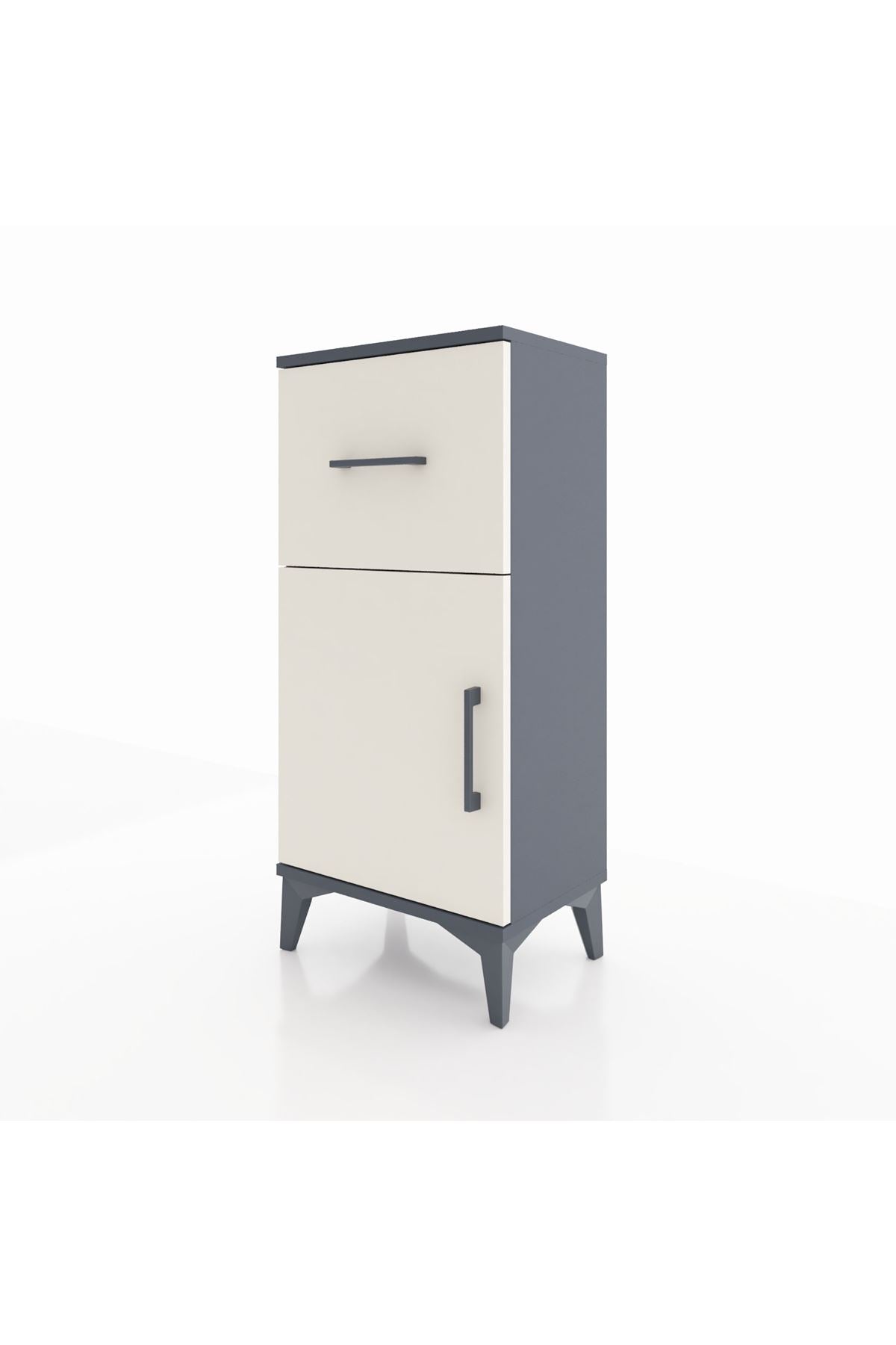 Arges Komodin Tek Raflı Tek Çekmeceli Tek Kapaklı 44x30x96 - S09M037V4A