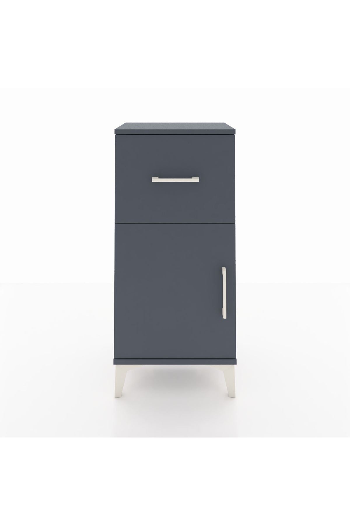 Arges Komodin Tek Raflı Tek Çekmeceli Tek Kapaklı 44x30x96 - S09M037V5A
