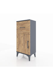 Arges Komodin Tek Raflı Tek Çekmeceli Tek Kapaklı 44x30x96 - S09M037V6A