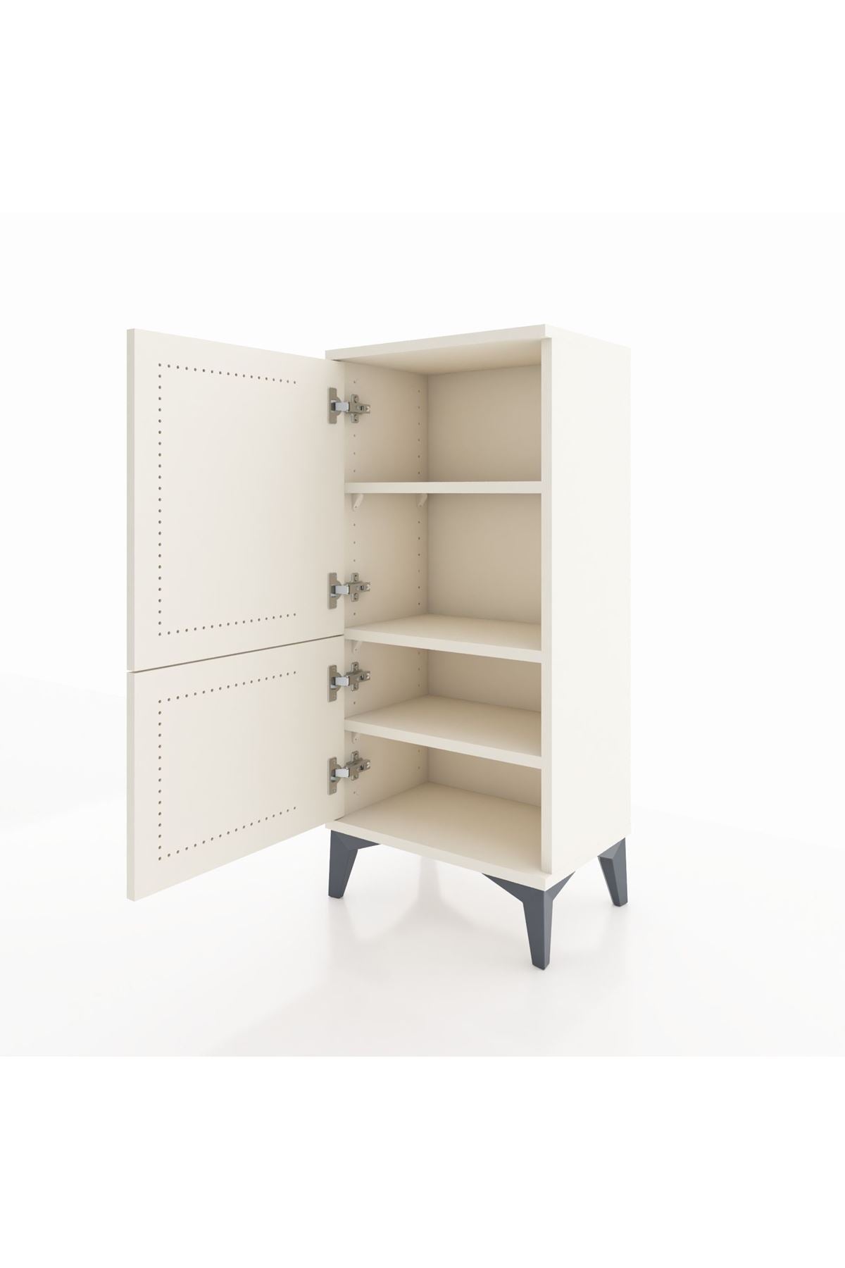 Arges Komodin 3 Raflı 2 Kapaklı 44x30x96 - S09M039V1A