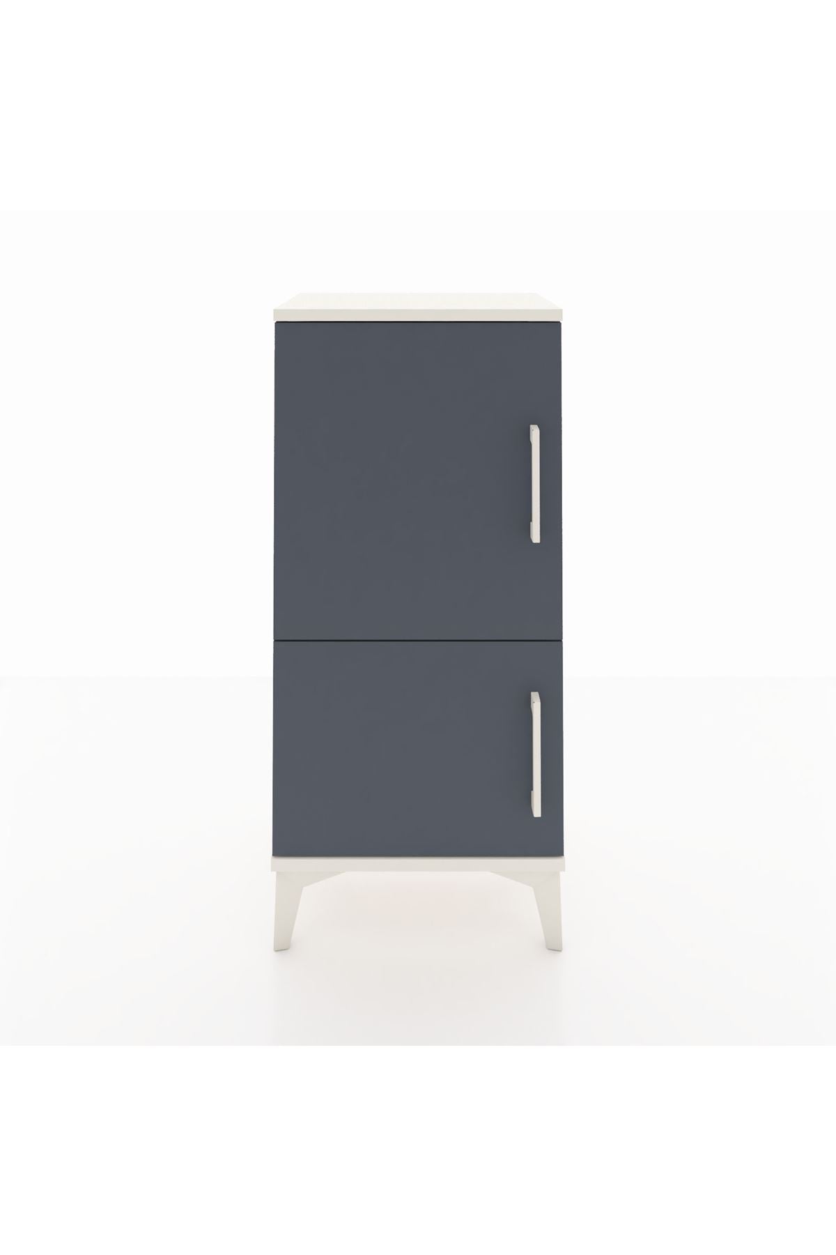 Arges Komodin 3 Raflı 2 Kapaklı 44x30x96 - S09M039V2A