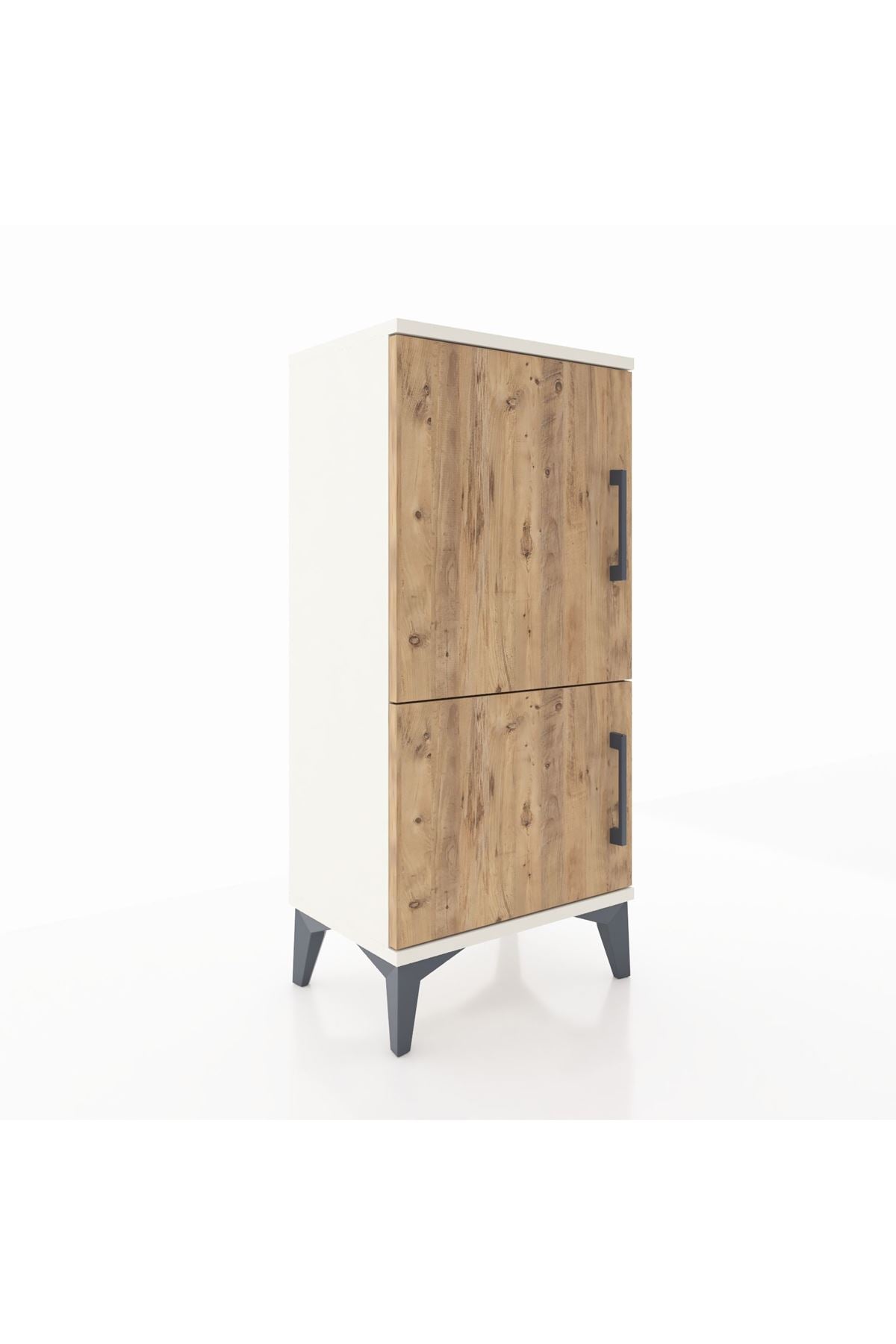 Arges Komodin 3 Raflı 2 Kapaklı 44x30x96 - S09M039V3A