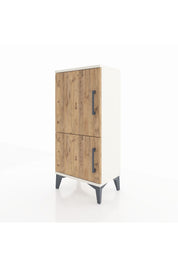 Arges Komodin 3 Raflı 2 Kapaklı 44x30x96 - S09M039V3A