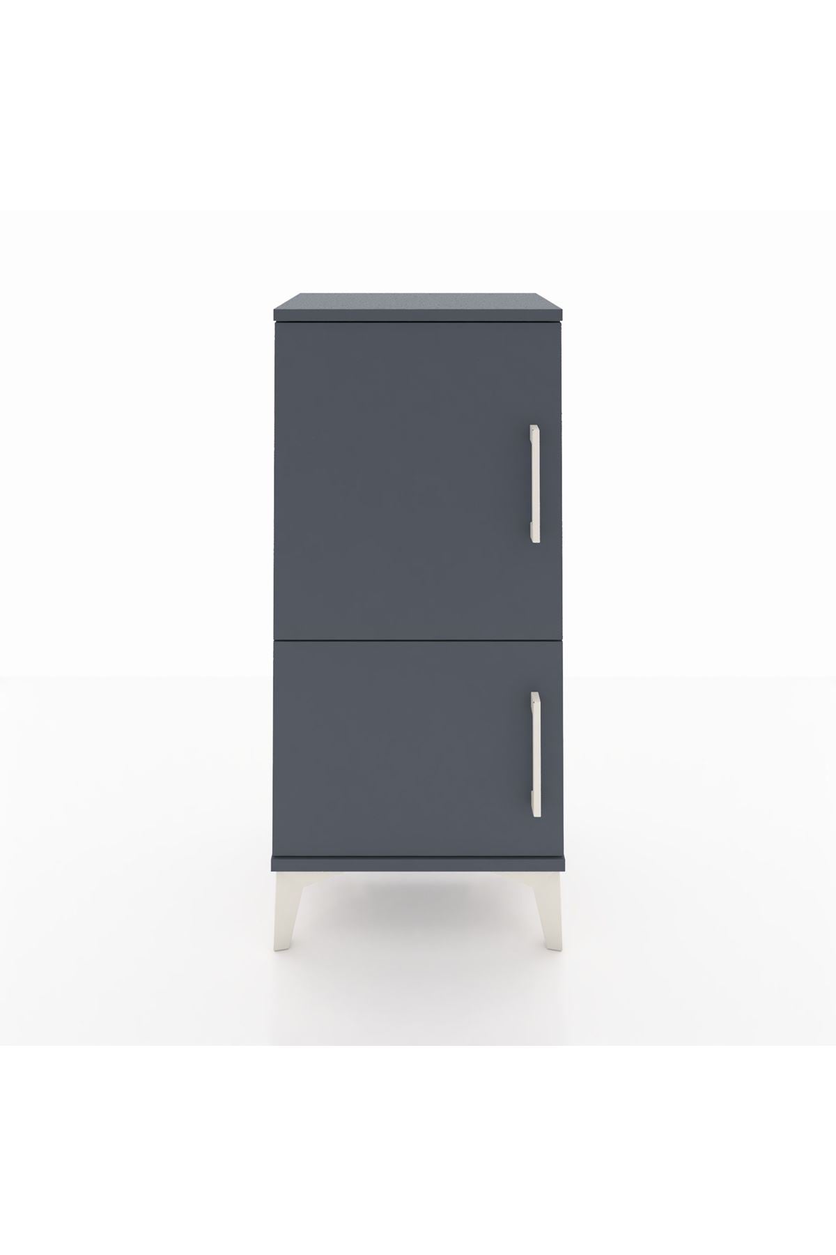Arges Komodin 3 Raflı 2 Kapaklı 44x30x96 - S09M039V5A