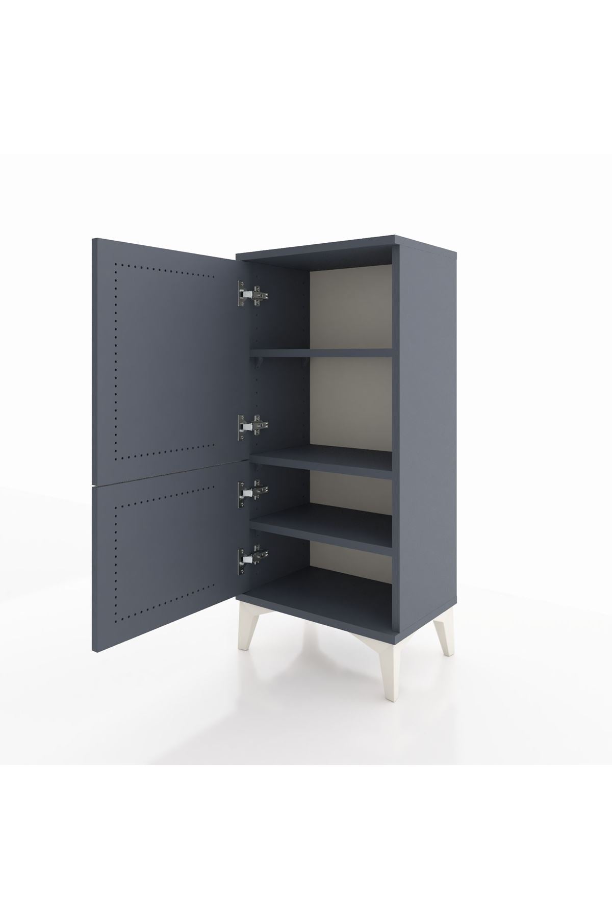 Arges Komodin 3 Raflı 2 Kapaklı 44x30x96 - S09M039V5A
