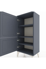 Arges Komodin 3 Raflı 2 Kapaklı 44x30x96 - S09M039V5A