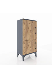 Arges Komodin 3 Raflı 2 Kapaklı 44x30x96 - S09M039V6A