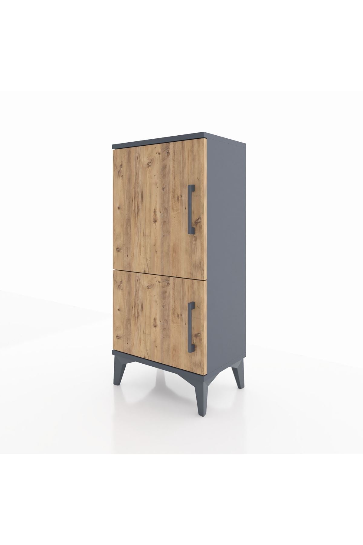 Arges Komodin 3 Raflı 2 Kapaklı 44x30x96 - S09M039V6A