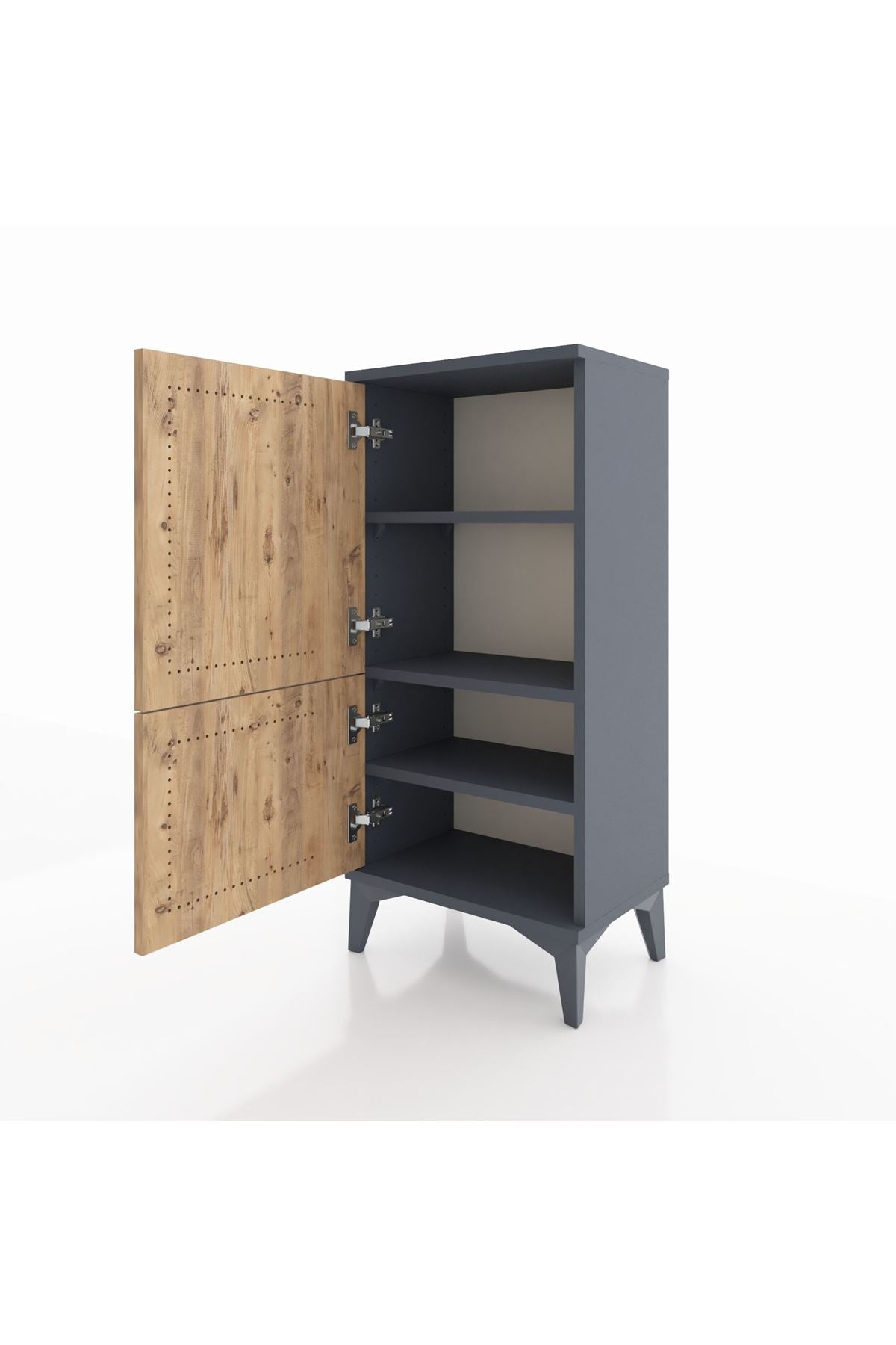 Arges Komodin 3 Raflı 2 Kapaklı 44x30x96 - S09M039V6A