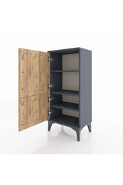 Arges Komodin 3 Raflı 2 Kapaklı 44x30x96 - S09M039V6A