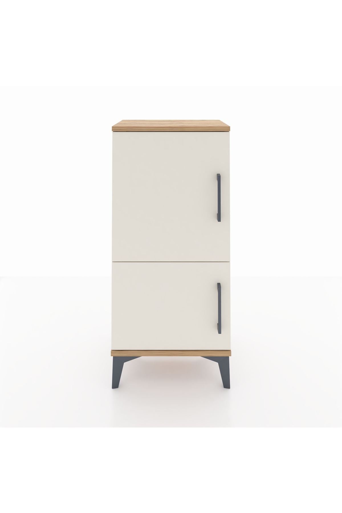 Arges Komodin 3 Raflı 2 Kapaklı 44x30x96 - S09M039V7A