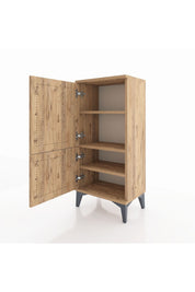 Arges Komodin 3 Raflı 2 Kapaklı 44x30x96 - S09M039V9A