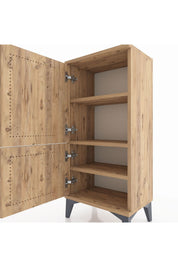 Arges Komodin 3 Raflı 2 Kapaklı 44x30x96 - S09M039V9A