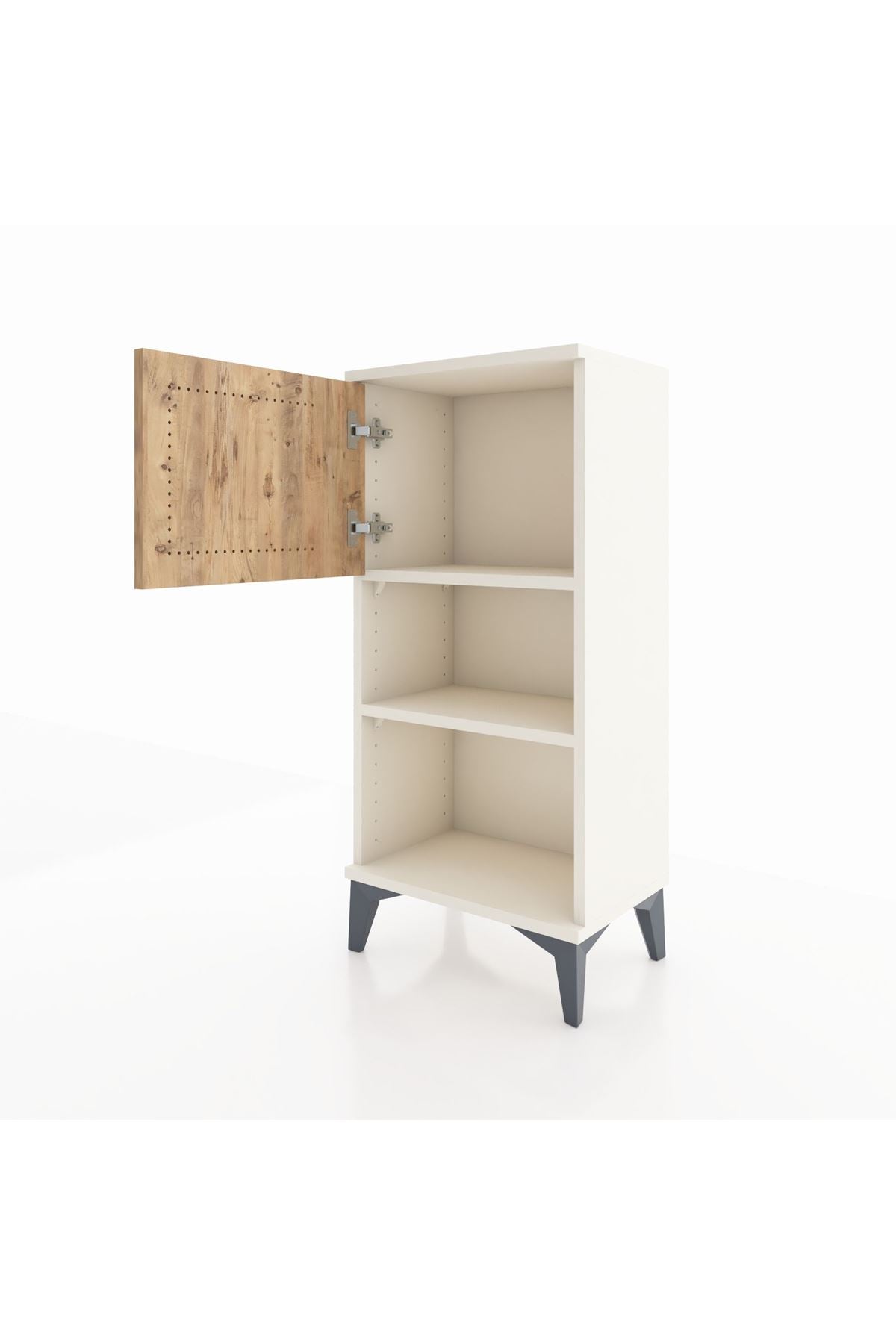 Arges Komodin 2 Raflı Tek Kapaklı 44x30x96 - S09M040V3A