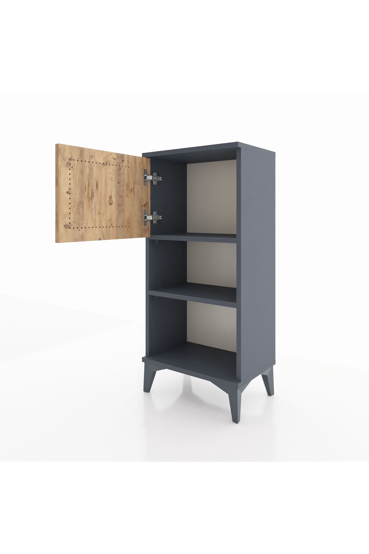 Arges Komodin 2 Raflı Tek Kapaklı 44x30x96 - S09M040V6A