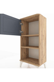 Arges Komodin 2 Raflı Tek Kapaklı 44x30x96 - S09M040V8A