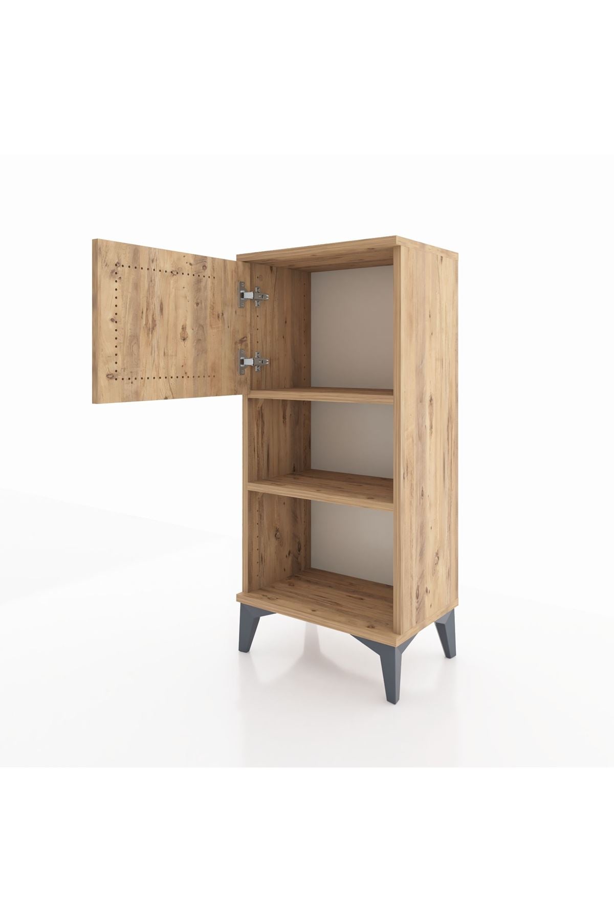 Arges Komodin 2 Raflı Tek Kapaklı 44x30x96 - S09M040V9A