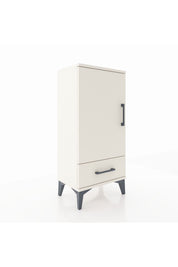 Arges Komodin 3 Raflı Tek Çekmeceli Tek Kapaklı 44x30x96 - S09M041V1A