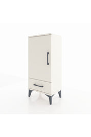 Arges Komodin 3 Raflı Tek Çekmeceli Tek Kapaklı 44x30x96 - S09M041V1A