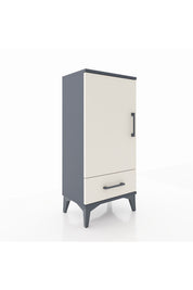Arges Komodin 3 Raflı Tek Çekmeceli Tek Kapaklı 44x30x96 - S09M041V4A