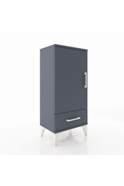 Arges Komodin 3 Raflı Tek Çekmeceli Tek Kapaklı 44x30x96 - S09M041V5A