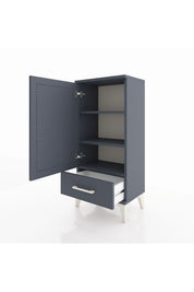 Arges Komodin 3 Raflı Tek Çekmeceli Tek Kapaklı 44x30x96 - S09M041V5A