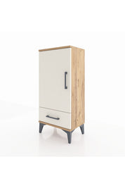 Arges Komodin 3 Raflı Tek Çekmeceli Tek Kapaklı 44x30x96 - S09M041V7A