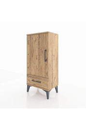 Arges Komodin 3 Raflı Tek Çekmeceli Tek Kapaklı 44x30x96 - S09M041V9A