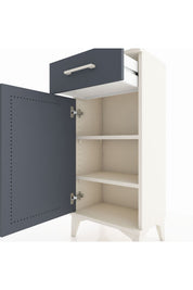 Arges Komodin 2 Raflı Tek Çekmeceli Tek Kapaklı 44x30x96 - S09M042V2A
