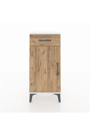 Arges Komodin 2 Raflı Tek Çekmeceli Tek Kapaklı 44x30x96 - S09M042V3A