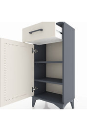 Arges Komodin 2 Raflı Tek Çekmeceli Tek Kapaklı 44x30x96 - S09M042V4A