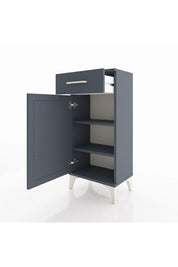 Arges Komodin 2 Raflı Tek Çekmeceli Tek Kapaklı 44x30x96 - S09M042V5A
