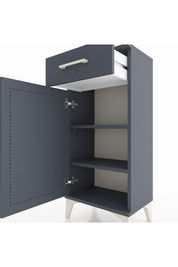 Arges Komodin 2 Raflı Tek Çekmeceli Tek Kapaklı 44x30x96 - S09M042V5A