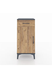 Arges Komodin 2 Raflı Tek Çekmeceli Tek Kapaklı 44x30x96 - S09M042V6A