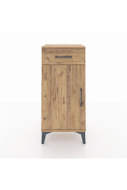 Arges Komodin 2 Raflı Tek Çekmeceli Tek Kapaklı 44x30x96 - S09M042V9A