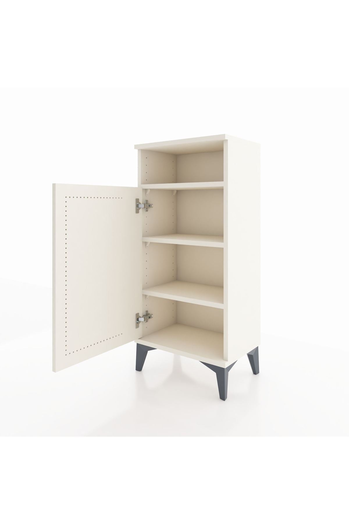 Arges Komodin 3 Raflı Tek Kapaklı 44x30x96 - S09M043V1A